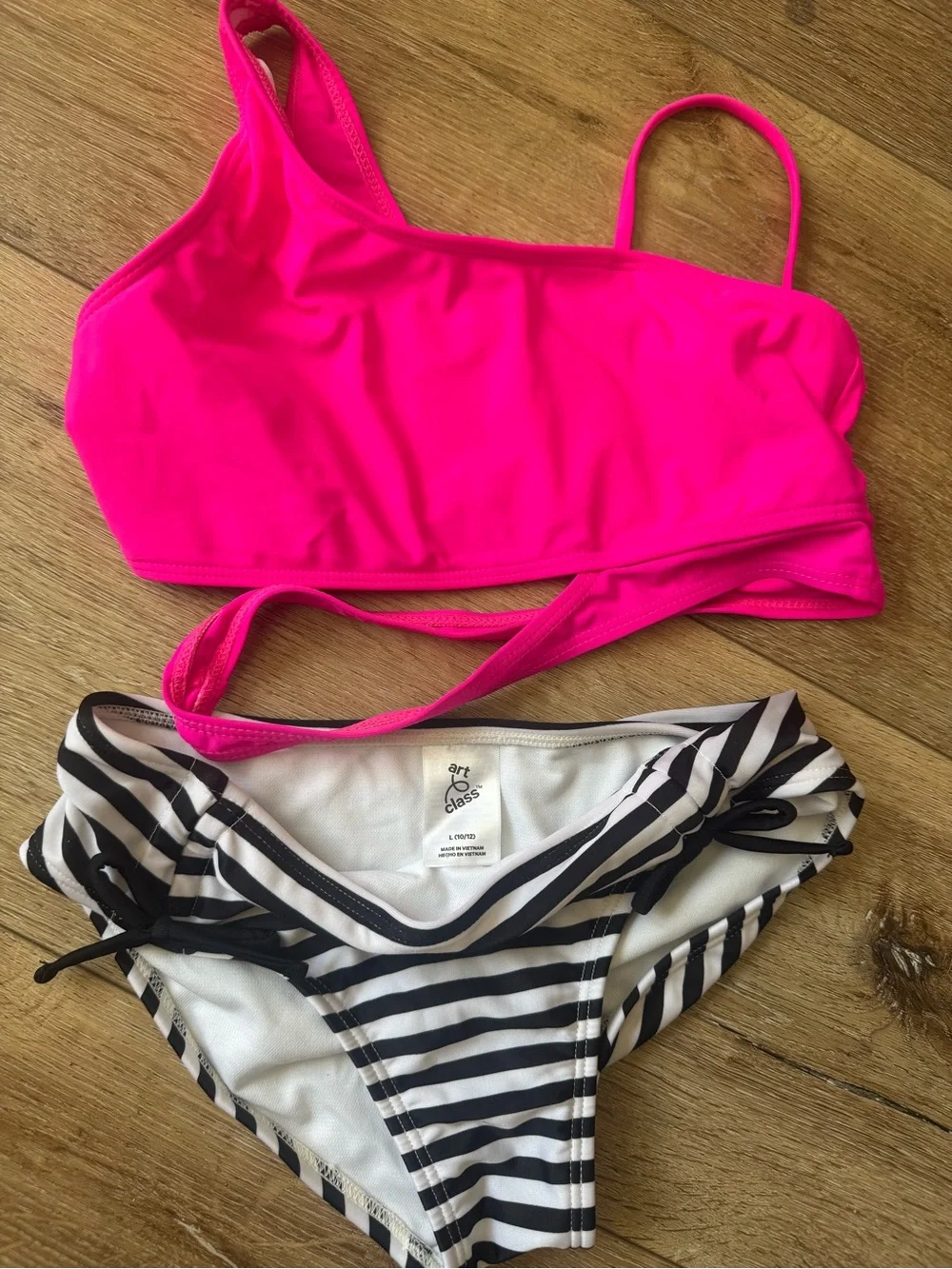 Lot of 12 girls swimsuits. Mostly size 8 but some 10. Target and Abercrombie